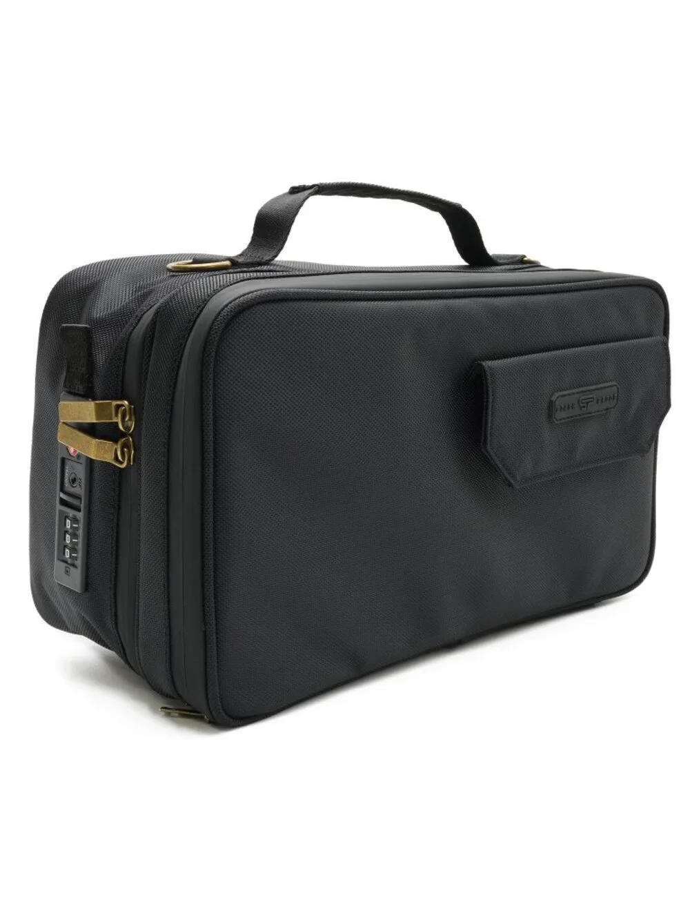 Stash Box Black Storage Case Large  with TSA Combination Lock Smell Proof
